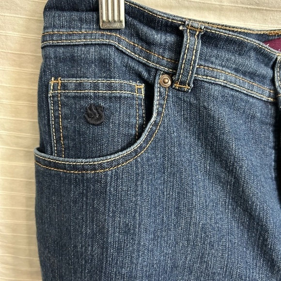 Gloria Vanderbilt Amanda Women's Plus Blue Capri Stretch Jeans Size 10P - Picture 3 of 5